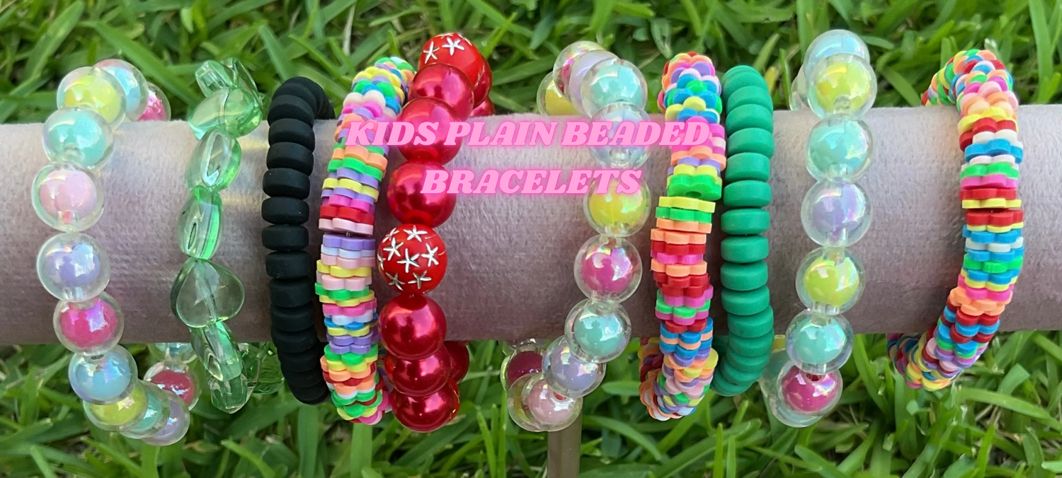 KIDS PLAIN BEADED BRACELETS