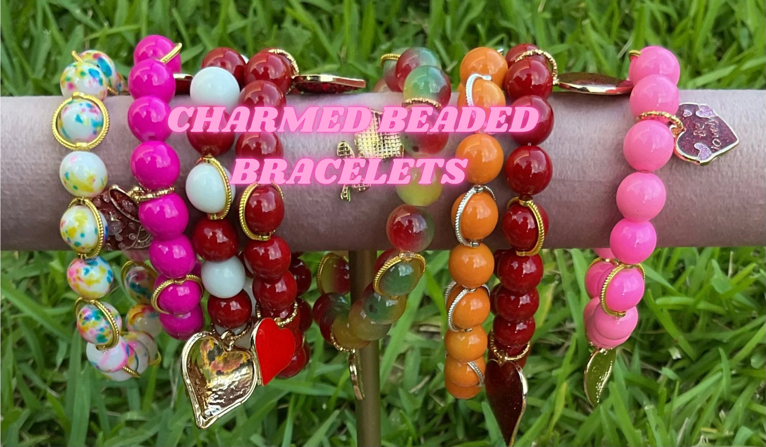 CHARMED BEADED BRACELETS