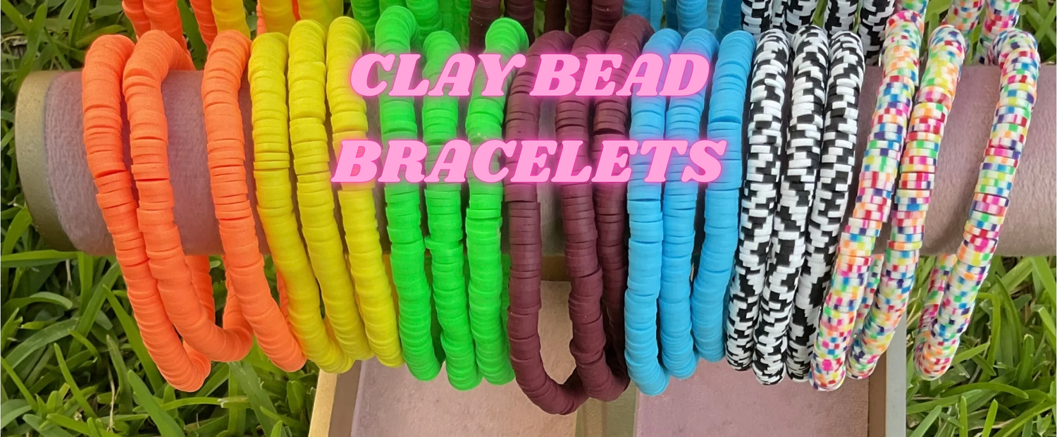 CLAY BEAD BRACELETS