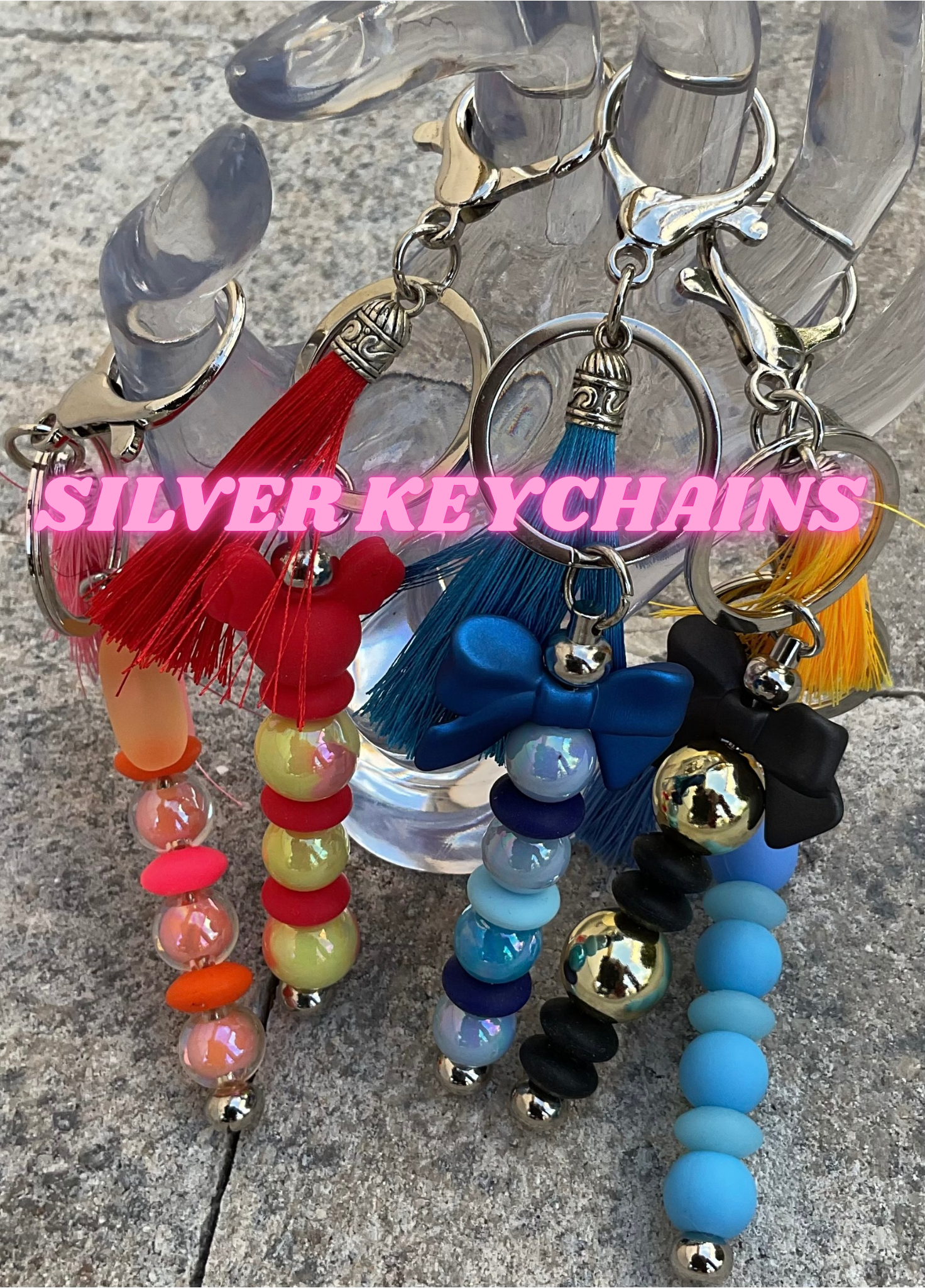 SILVER KEYCHAINS