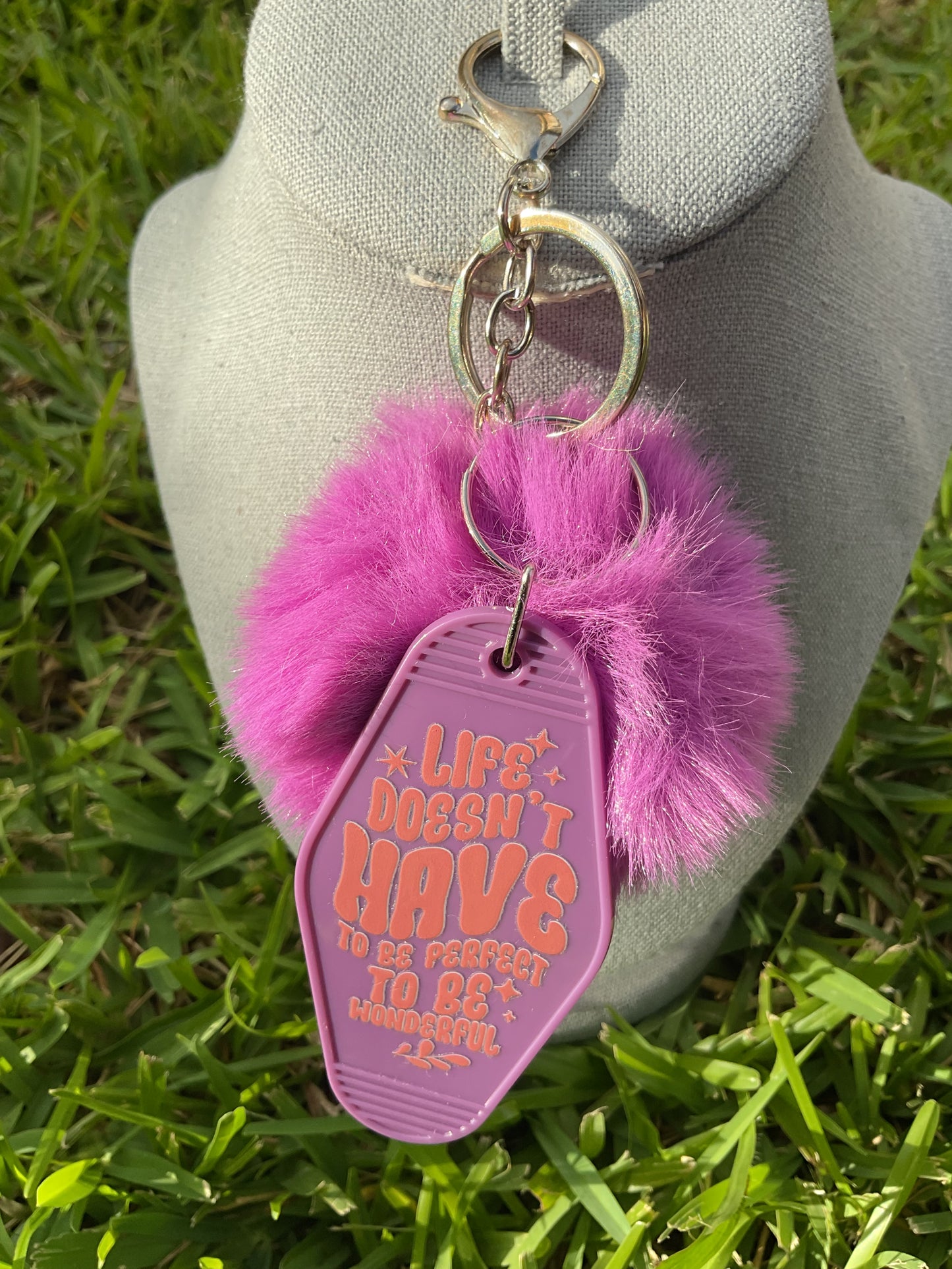 Pom Pom Keychains
