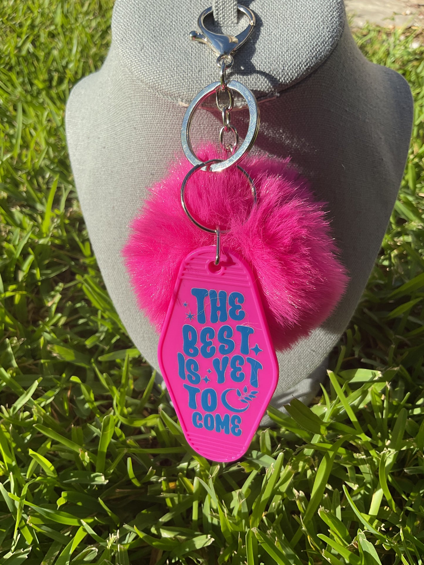Pom Pom Keychains