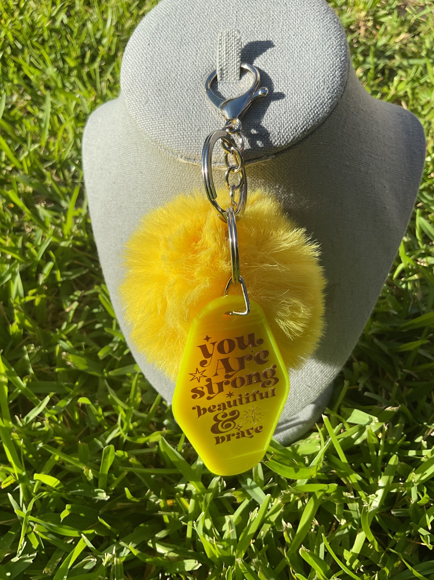 Pom Pom Keychains
