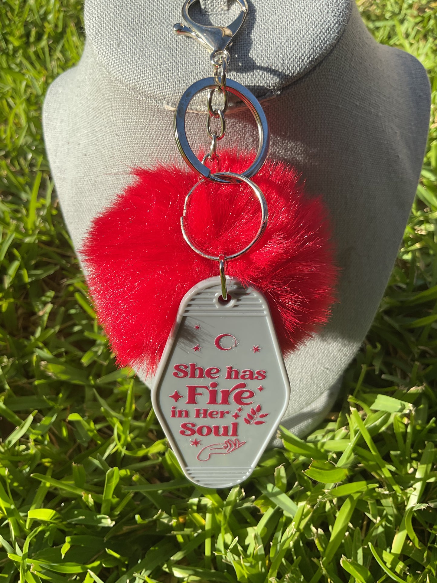 Pom Pom Keychains
