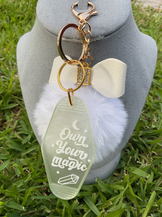 Pom Pom Keychains