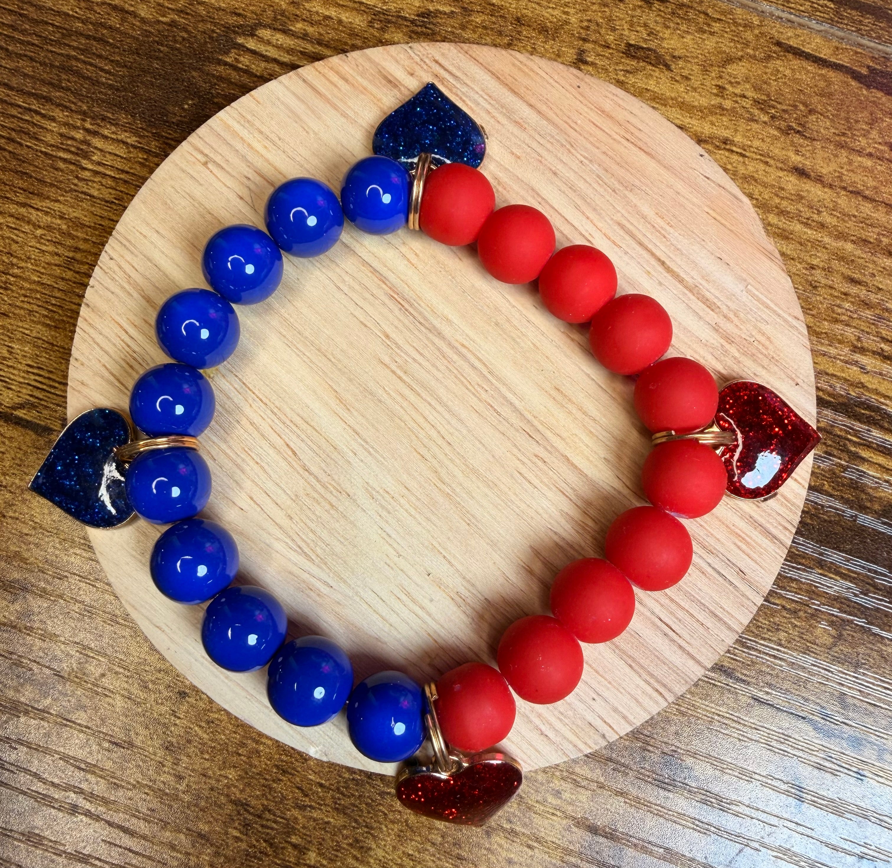 Two-Tone Beaded Bracelet
